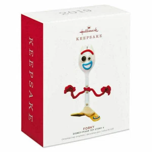 Disney Pixar FORKY 2019 Toy Story 4 Hallmark Keepaske Ornament - New in Box - Picture 1 of 1