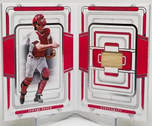 Folleto de materiales legendarios Johnny Bench National Treasures SP #'d 38/99 2023 - Imagen 1 de 8