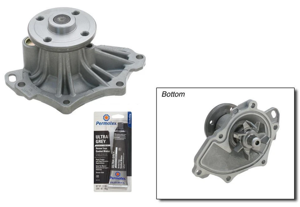 NPW T-134 MADE IN JAPAN WATER PUMP for TOYOTA LEXUS SCION W/ PERMATEX ULTRA GREY - Изображение 1 из 1