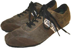 GIOVY Herren Vintage 90s Distressed Leder Minimalistische Sneaker, Gr. EU 42 / US 8M - Bild 1 von 12