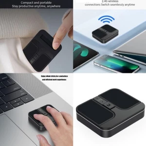Mini Square Mouse Two Bluetooth-compatible 5.0 High Accuracy Trackings Multiple - Picture 1 of 10