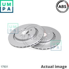 2X BRAKE DISC FOR VOLVO V60/II/Van V70/III/Mk S80/Sedan XC70/SUV/VAN S60 2.0L