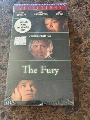 BRAND NEW The Fury (VHS; 1996) Kirk Douglas RARE Sealed Watermarks *See Pics - Image 1 of 4