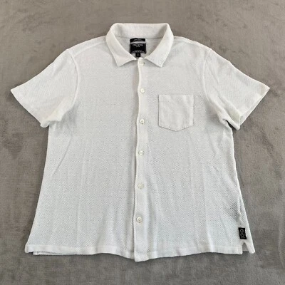 Todd Snyder Pocket Shirt Men Small White 100% Italian Linen Short Sleeve NWOT - Image 1 of 4
