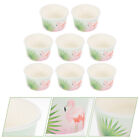  8 Pcs Pudding Cups Hawaii Party Supplies Ice Cream Paper Bowl