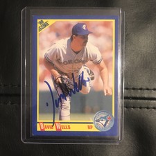 David Wells Autograph (JSA) Card 1990 Score 