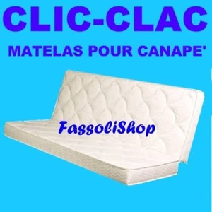 MATERASSO CLIC - CLAC PER DIVANO LETTO FRANCESE CM 70+70x190 H18 - Foto 1 di 4