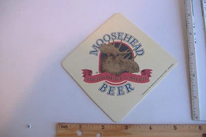 ~CERVEZA LAGER CANADIENSE MOOSEHEAD~ MONTAÑA RUSA DE CERVEZA DE CARTÓN CUADRADA~ - Imagen 1 de 2