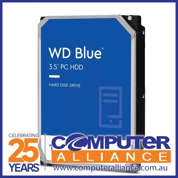 1TB WD 3.5" 7200rpm SATA 6Gb/s Blue HDD WD10EZEX - image 1 of 1
