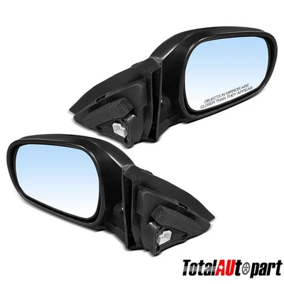 2x Espejo retrovisor eléctrico con plegable manual negro liso 3 pines para Honda Accord 1990-1993 Foto 1 de 4