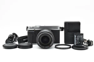 [Near MINT+++]  Fujifilm X-E2 Silver 16.3MP w/ 18-55mm XF Zoom Lens From JAPAN - Picture 1 of 24
