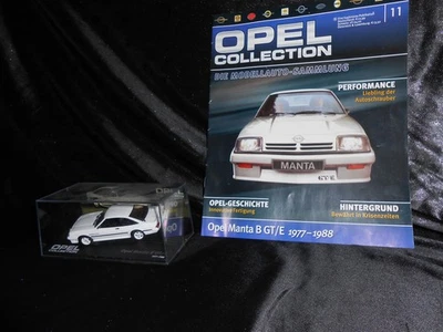 Opel Manta B GT/E 1977-88, Modell, Opel Collection Nr. 11 mit Begleitheft - Bild 1 von 3
