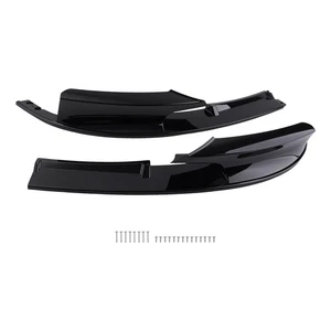 Bumper Extension Set for BMW 3 Series M Sport Sedan Wagon 2012-2018 Black Kit - Picture 1 of 20