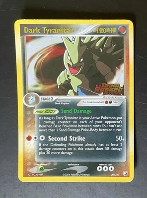 Pokemon TCG Dark Tyranitar EX Team Rocket Returns 20/109 Reverse Holofoil Rare - Image 1 of 2
