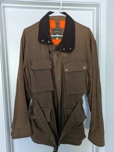 Orvis Men's Jacket M (Motorcycle Jacket , Waxed Cloth, Belt) - Picture 1 of 10