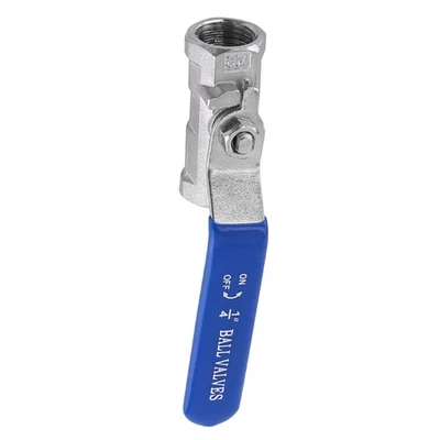 Stainless Steel 304 Sanitary Ball Valve Female Thread Straight Type(1/4 ) - Image 1 of 4