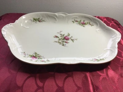 Rosenthal Германия Sanssouci классический сервировки сэндвич лоток 13» винтажный цветочный новый - Изображение 1 из 4