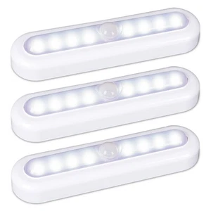 STAR-SPANGLED 3 Pack 7” Motion Sensor Lights Indoor Battery Operated, Stick o... - Picture 1 of 8