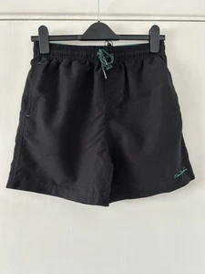Pierre Cardin Mens Black Swimming Shorts Size Small - Picture 1 of 8