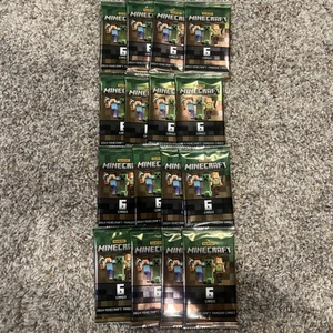 (16) Minecraft Packs Panini 2024 Trading Cards Netherite Numbered Chronicle - Picture 1 of 2