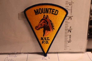 police patch  MOUNTED UNIT  POLICE NEW YORK CITY - Picture 1 of 1