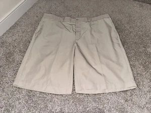 Nike Shorts Mens 38 Beige Golf Chino Dri Fit Polyester Stretch 921753-072 - Picture 1 of 3