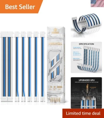 Ultra Quality 16AWG PSU Cable Set for Dual CPU & High-Performance Graphics - Image 1 of 4