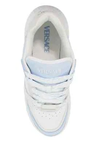 $925 MSRP- Versace Sneaker Vitello Nabuk Tessuto Rete Size 43- 100% Authentic - Picture 1 of 14