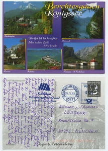 66285 - Königssee - Berchtesgaden - Ansichtskarte, Freistempel Schönau 26.5.2001 - Bild 1 von 1
