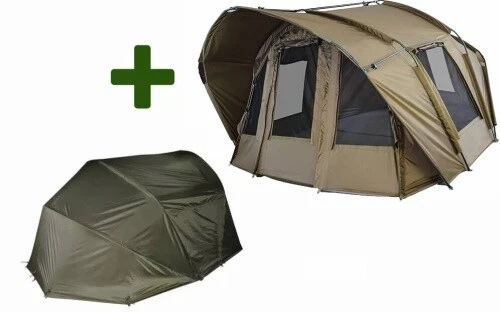 Karpfenzelt 2,5 Man Fort Knox Air inkl. Überwurf - Bild 1 von 1