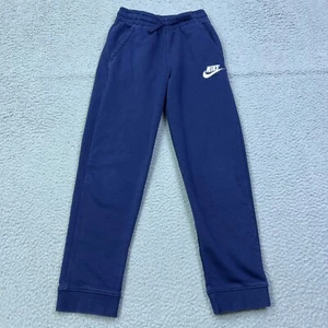 Nike Sportswear Boys Club Fleece Sweatpants Blue Joggers Drawstring CI2911 - Picture 1 of 12