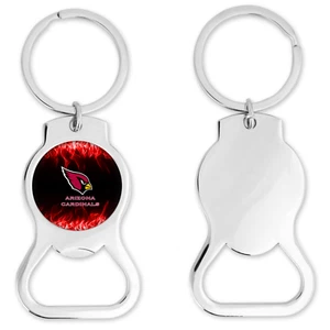 Arizona Cardinals Bottle Opener Keychain Round - Picture 1 of 1