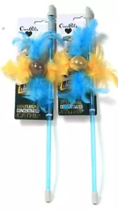 2 OurPets Feather Frenzy Natural Concentrated Cosmic Catnip Long Last Cat Toy - Picture 1 of 1