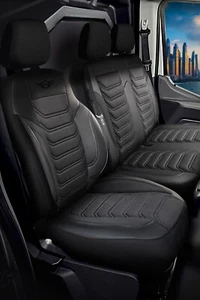 Tailored Seat Covers For Toyota Proace Van 2018 - 2025 Pike Fabric - Picture 1 of 7