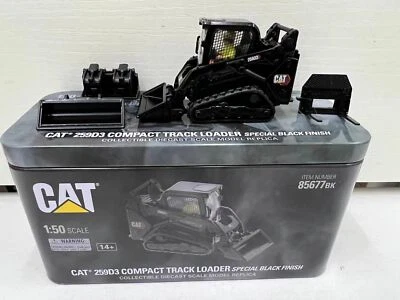 DieCast Masters Cat 259D3 Compact Track Loader Black 1:50 Scale Gifts 85677BK - Image 1 of 3