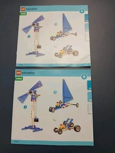 Lego Education Simple & Powered 9686 Replacement Instructions A&B for 8, 9, & 10 - Picture 1 of 6