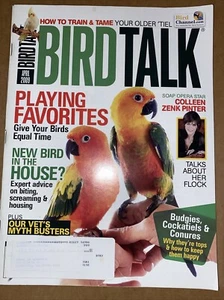 BIRD TALK MAGAZINE Apr 09 Green Cheek Sun Jenday Conure Budgie Cockatiel Parrot - Foto 1 di 2