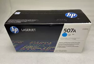 Genuine OEM Sealed Box HP 507A Original Toner Cartridge - Cyan (CE401A) - Picture 1 of 6