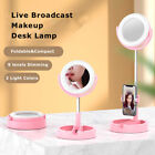 Selfie Ring Light with Cell Phone Holder Tripod Stand Rechargeable for i Phone