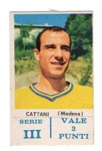 CALCIO FIGURINA CALCIATORI 1963-64 CATTANI MODENA CARTONATA (cm 4,5 x 7,2) - Picture 1 of 1