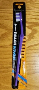 Vintage Reach Between Toothbrush 1999 Soft 90s Johnson Purple - Picture 1 of 9