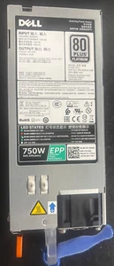 DELL 750W EPP D750E-S10 Power Supply DP/N 0R17R1 - Afbeelding 1 van 4