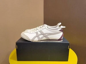 Onitsuka Tiger MEXICO 66 New Classic Unisex Shoes Beige/WineRed Vintage Sneakers