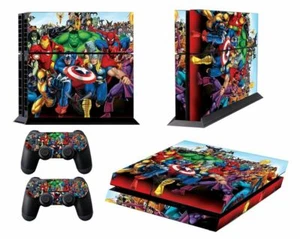 Avenger Decal Cover Skin Sticker For PS4 PlayStation 4 Console 2 Controller USA - Picture 1 of 1