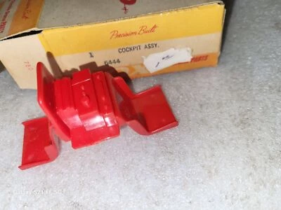 NOS Cox RC Airplane Stuka Red Pilot Co Pilot Seat Cockpit in Box #6444 - Image 1 of 4