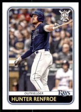 2020 Big League Base #223 Hunter Renfroe - Tampa Bay Rays