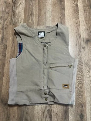 Polar King by Key vest, Women's Size Small,  Brown, Full Zip, Sleeveless - Image 1 of 4