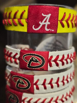 ALABAMA CRIMSON TIDE SCRIPT A SEC  WOMENS Classic Softball Bracelet - Image 1 of 4