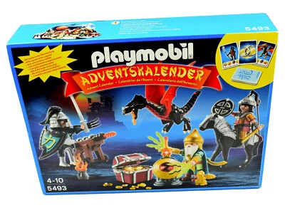 Playmobil 5493 Calendario de Adviento Dragón Tesoro Batalla Navidad Nuevo En ... - Imagen 1 de 4