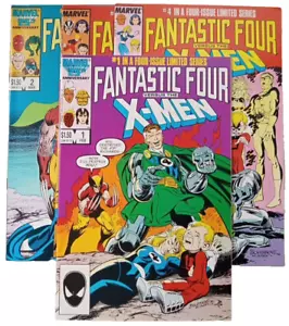 Fantastic Four vs. X-Men, Serie Limitada, Cuatro Cómics, Carrera Completa, Edad de Bronce - Imagen 1 de 24